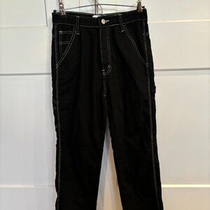 Black cargo pants